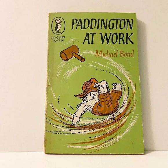 Vintage 1968 Paddington Abroad and 1969 Paddington at Work Young Puffin Books - Picture 12 of 16